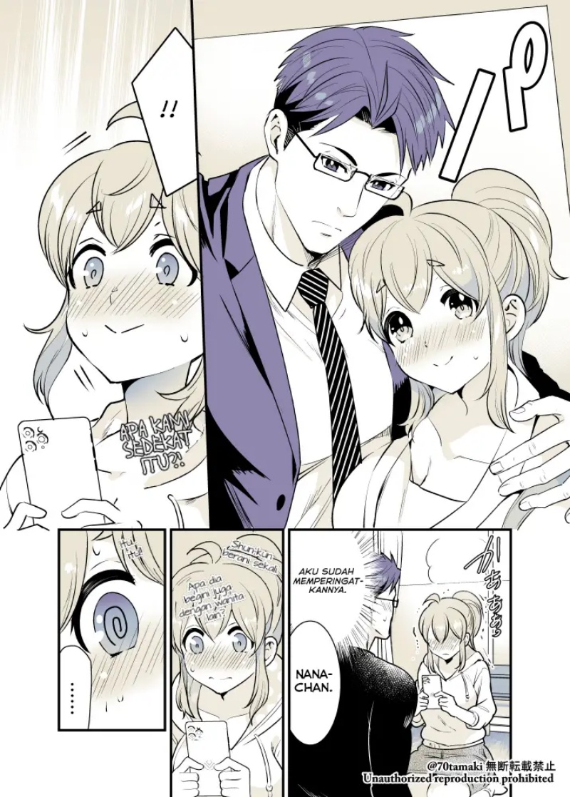 Osananajimi ga Hisabisa ni Saikai Shitara Otagai Kyonyuu ni Natteta chapter 16