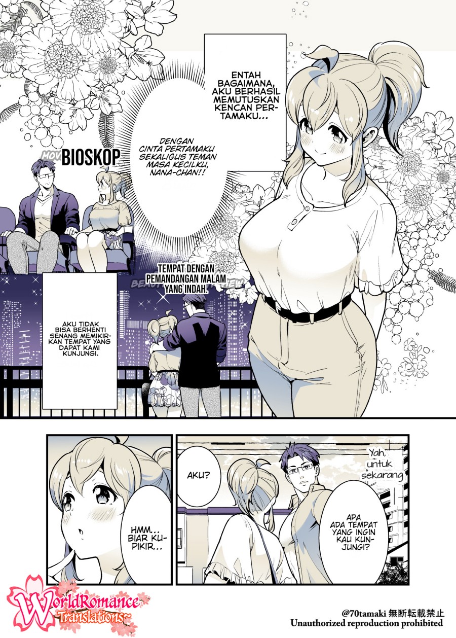 Osananajimi ga Hisabisa ni Saikai Shitara Otagai Kyonyuu ni Natteta chapter 36