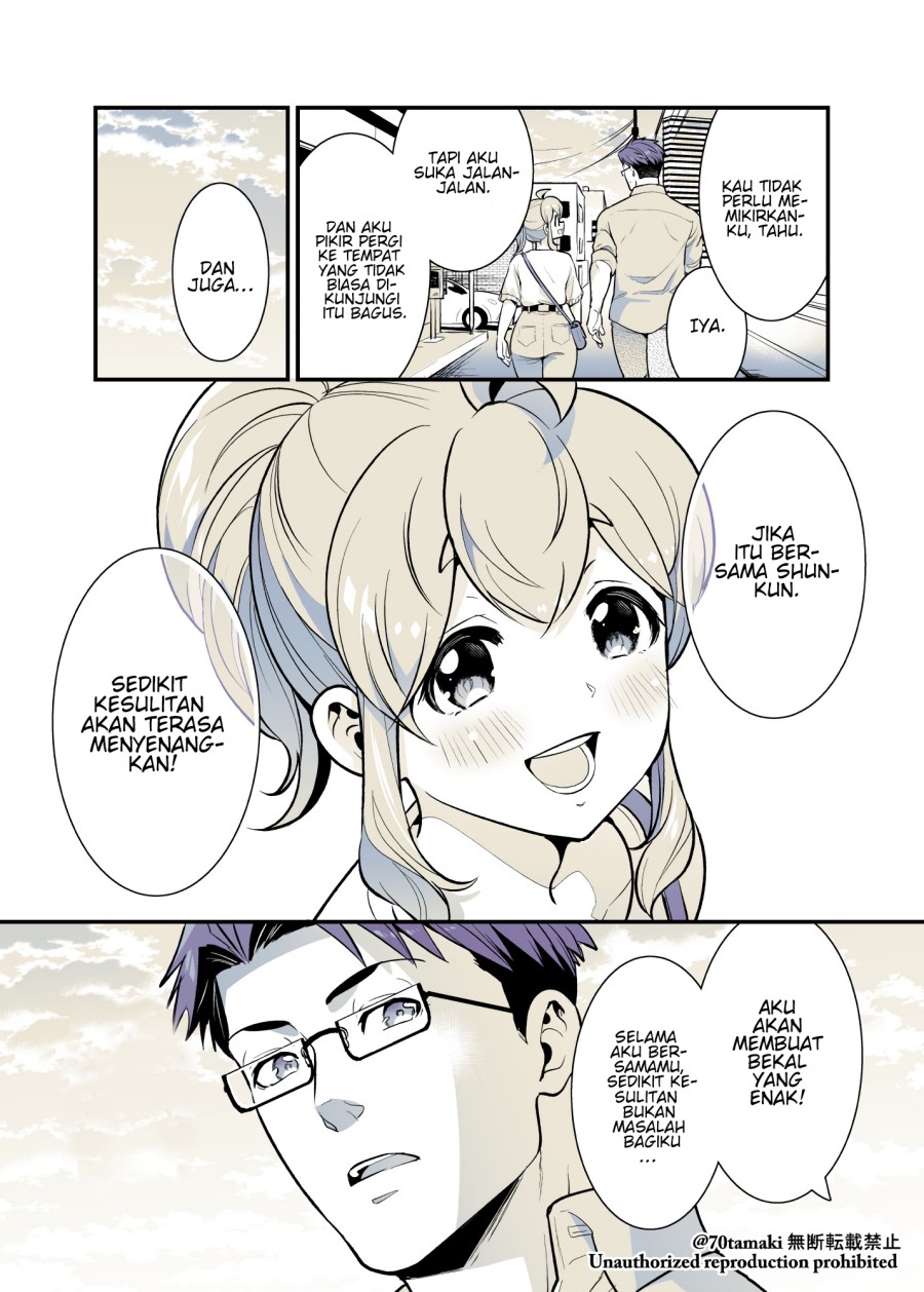 Osananajimi ga Hisabisa ni Saikai Shitara Otagai Kyonyuu ni Natteta chapter 36