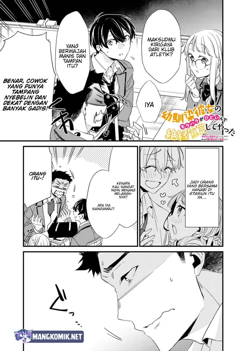 Osananajimi Kanojo no Morahara ga Hidoin de Zetsuen Sengen shite Yatta Chapter 03.2 Bahasa Indonesia