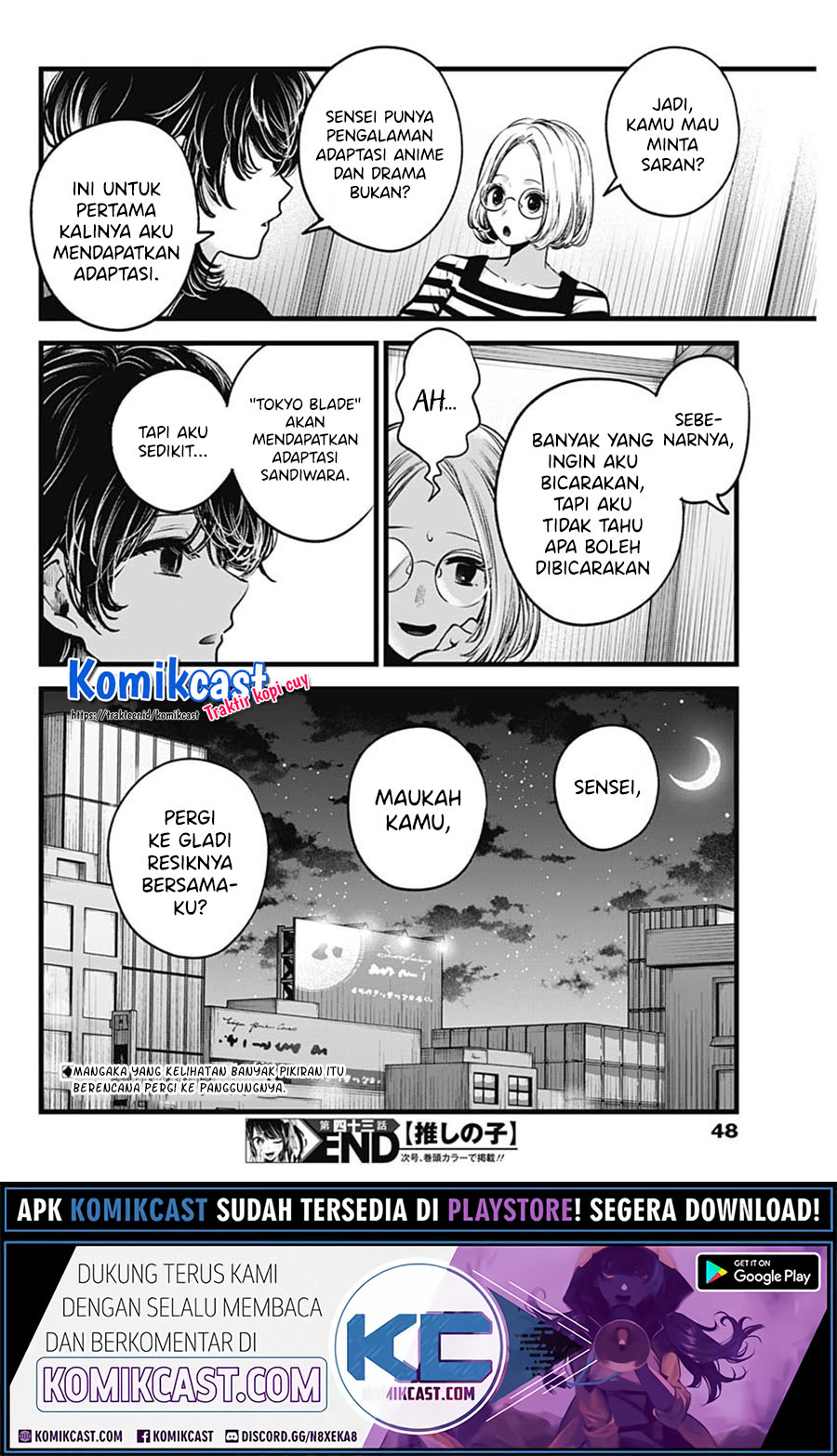 Dilarang COPAS - situs resmi www.mangacanblog.com - Komik oshi no ko 043 - chapter 43 44 Indonesia oshi no ko 043 - chapter 43 Terbaru 19|Baca Manga Komik Indonesia|Mangacan