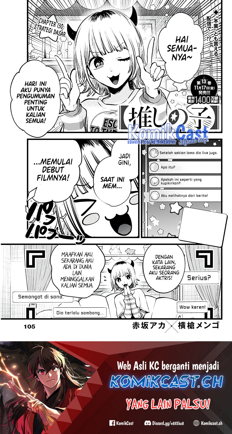 Dilarang COPAS - situs resmi www.mangacanblog.com - Komik oshi no ko 130 - chapter 130 131 Indonesia oshi no ko 130 - chapter 130 Terbaru 1|Baca Manga Komik Indonesia|Mangacan