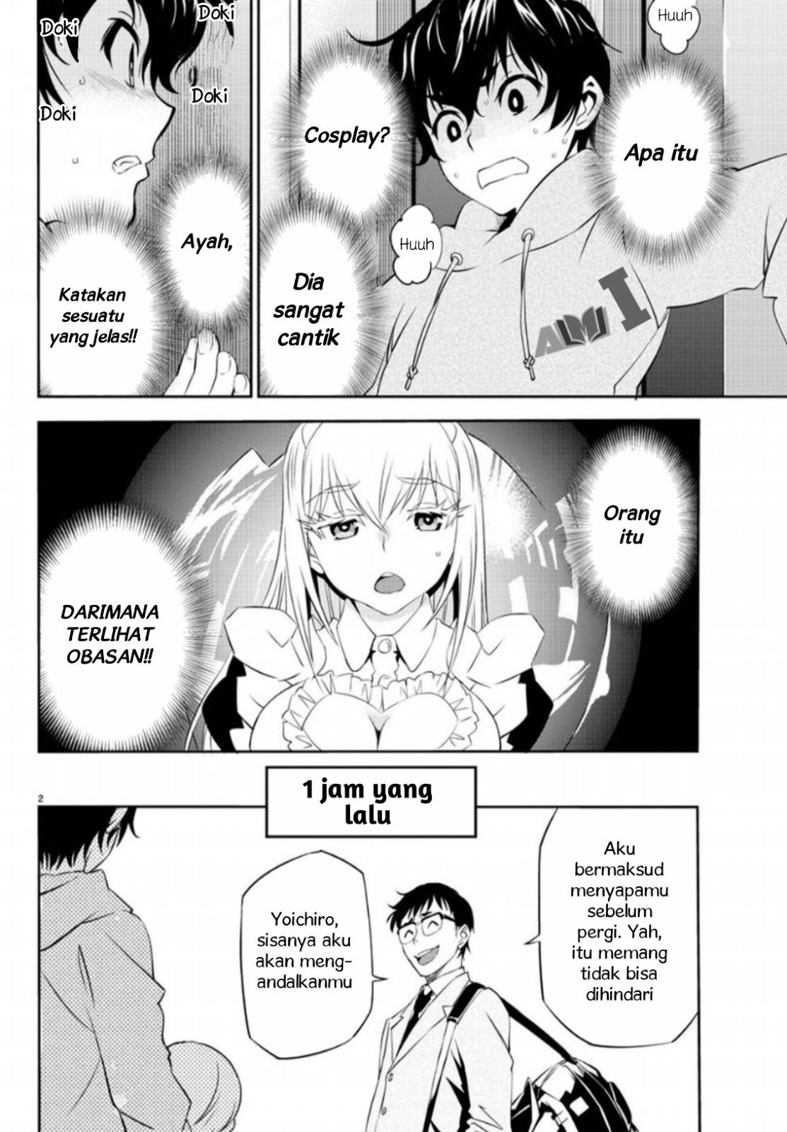 Oshikake Maid Shirayuki-san Chapter 01 Bahasa Indonesia