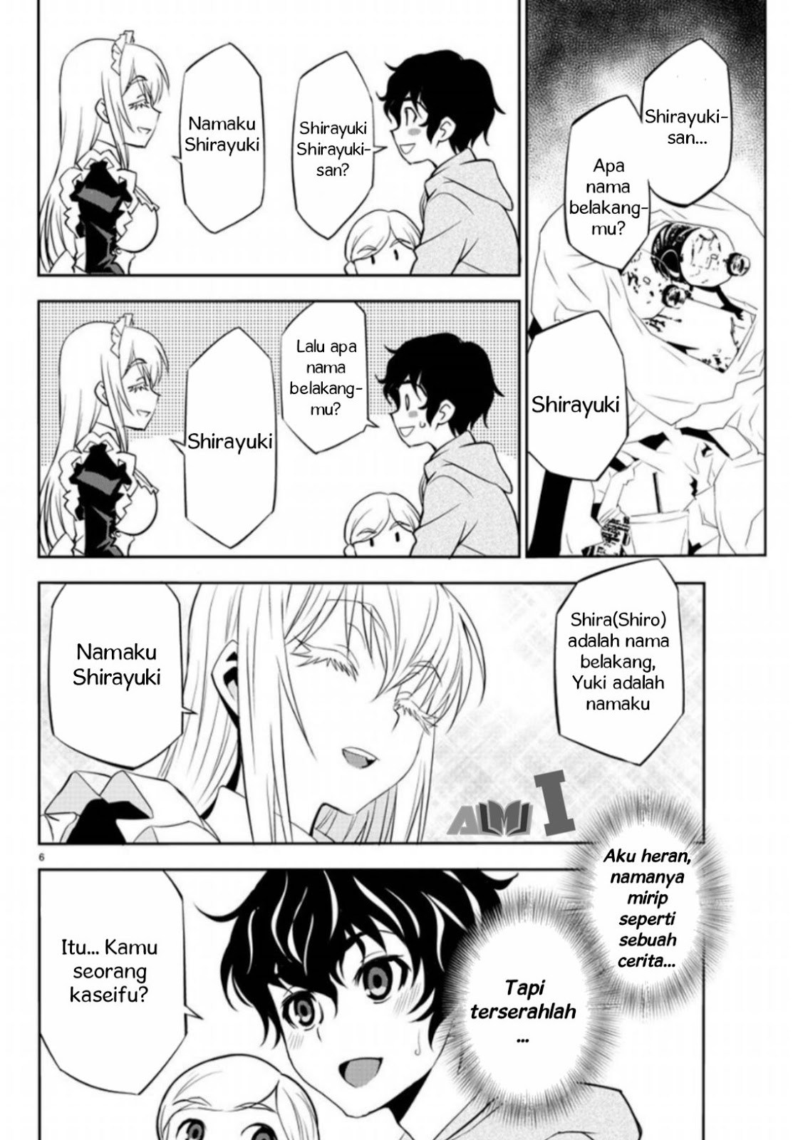 Oshikake Maid Shirayuki-san Chapter 01 Bahasa Indonesia