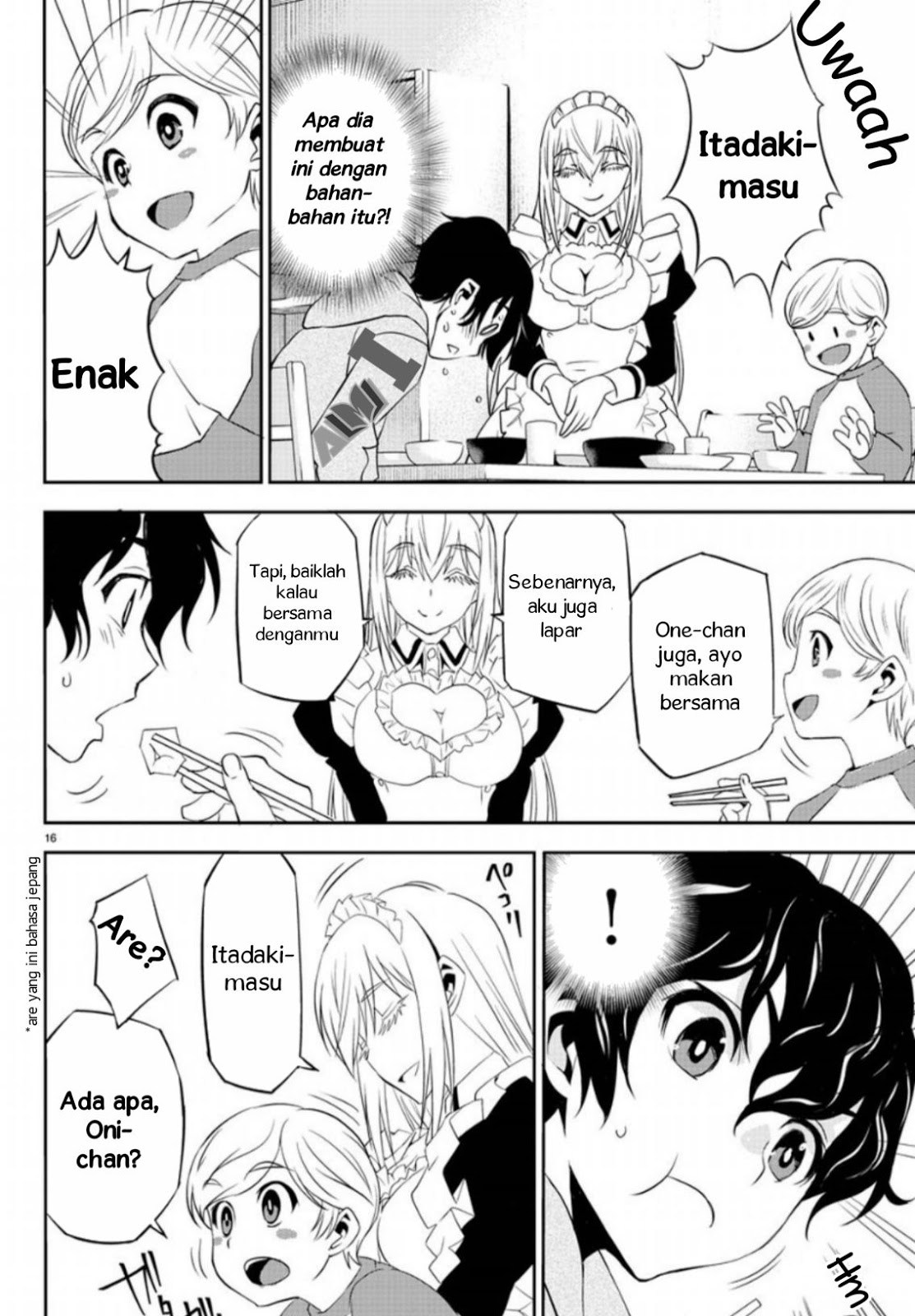 Oshikake Maid Shirayuki-san Chapter 01 Bahasa Indonesia