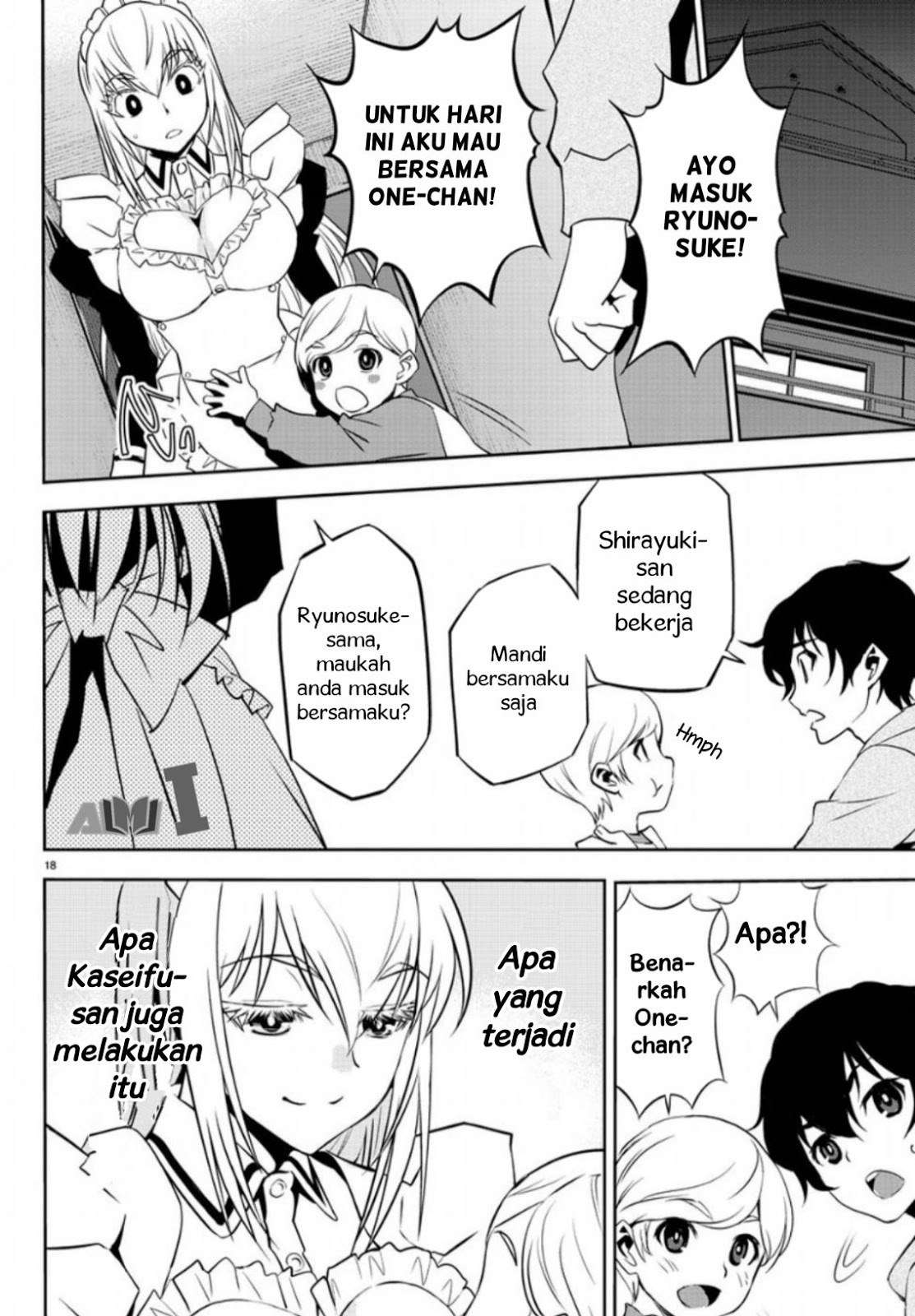Oshikake Maid Shirayuki-san Chapter 01 Bahasa Indonesia