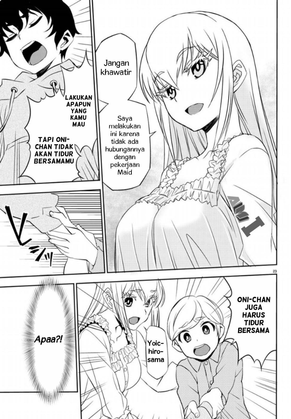 Oshikake Maid Shirayuki-san Chapter 01 Bahasa Indonesia