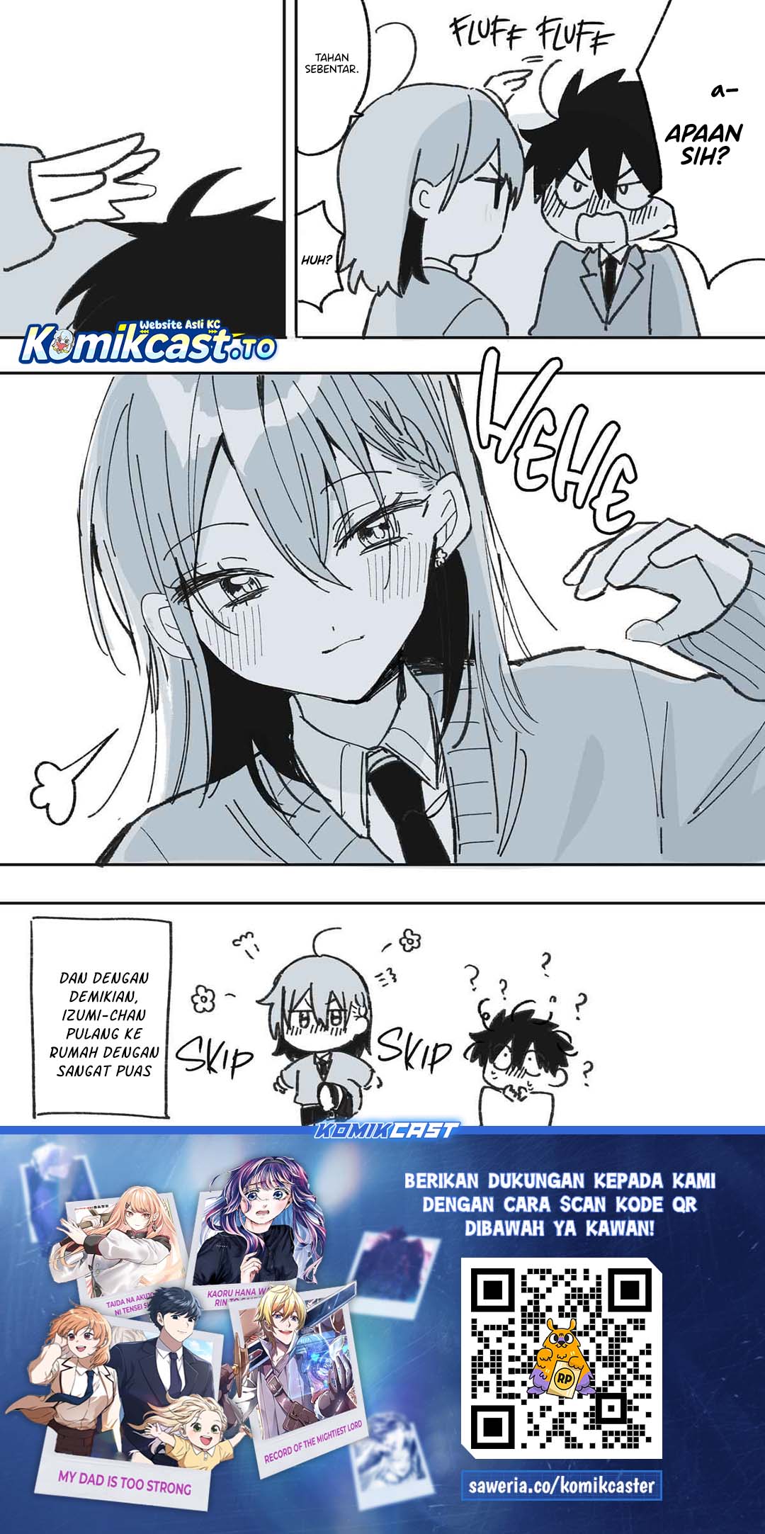 Osoraku Kanojo wa Ore no Aniki wo Neratteru Chapter 17.5 Bahasa Indonesia
