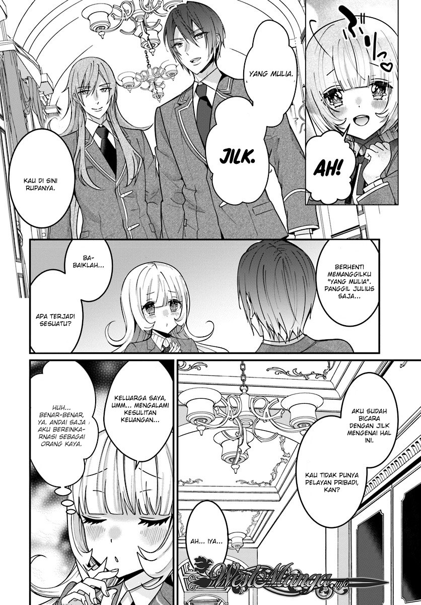 Otome Game Sekai wa Mob ni Kibishii Sekai Desu Chapter 07.1 Bahasa Indonesia