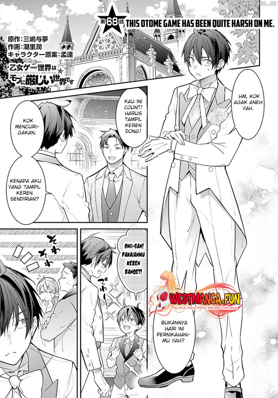 Otome Game Sekai wa Mob ni Kibishii Sekai Desu chapter 68