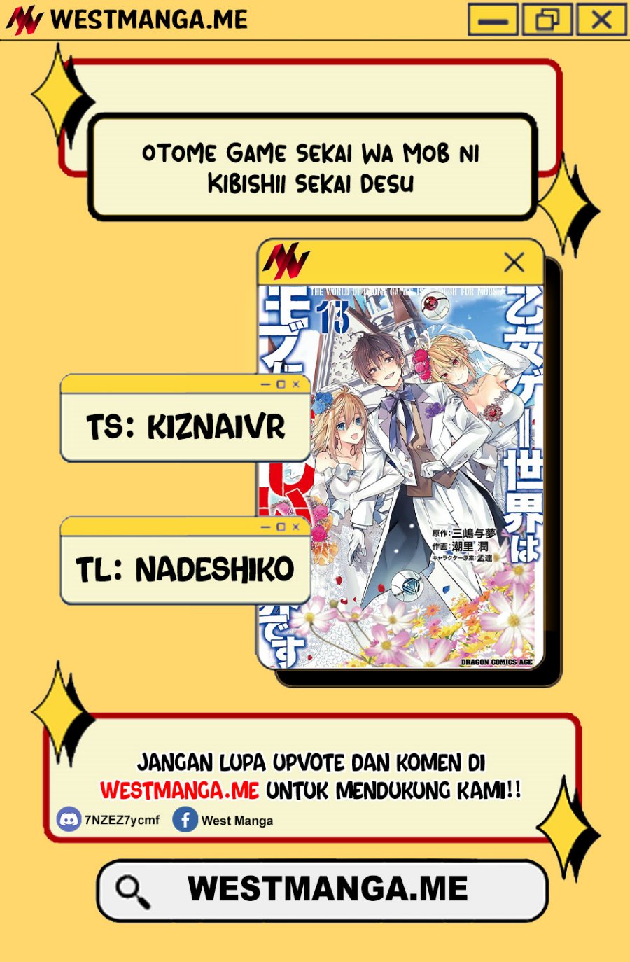 Otome Game Sekai wa Mob ni Kibishii Sekai Desu chapter 69