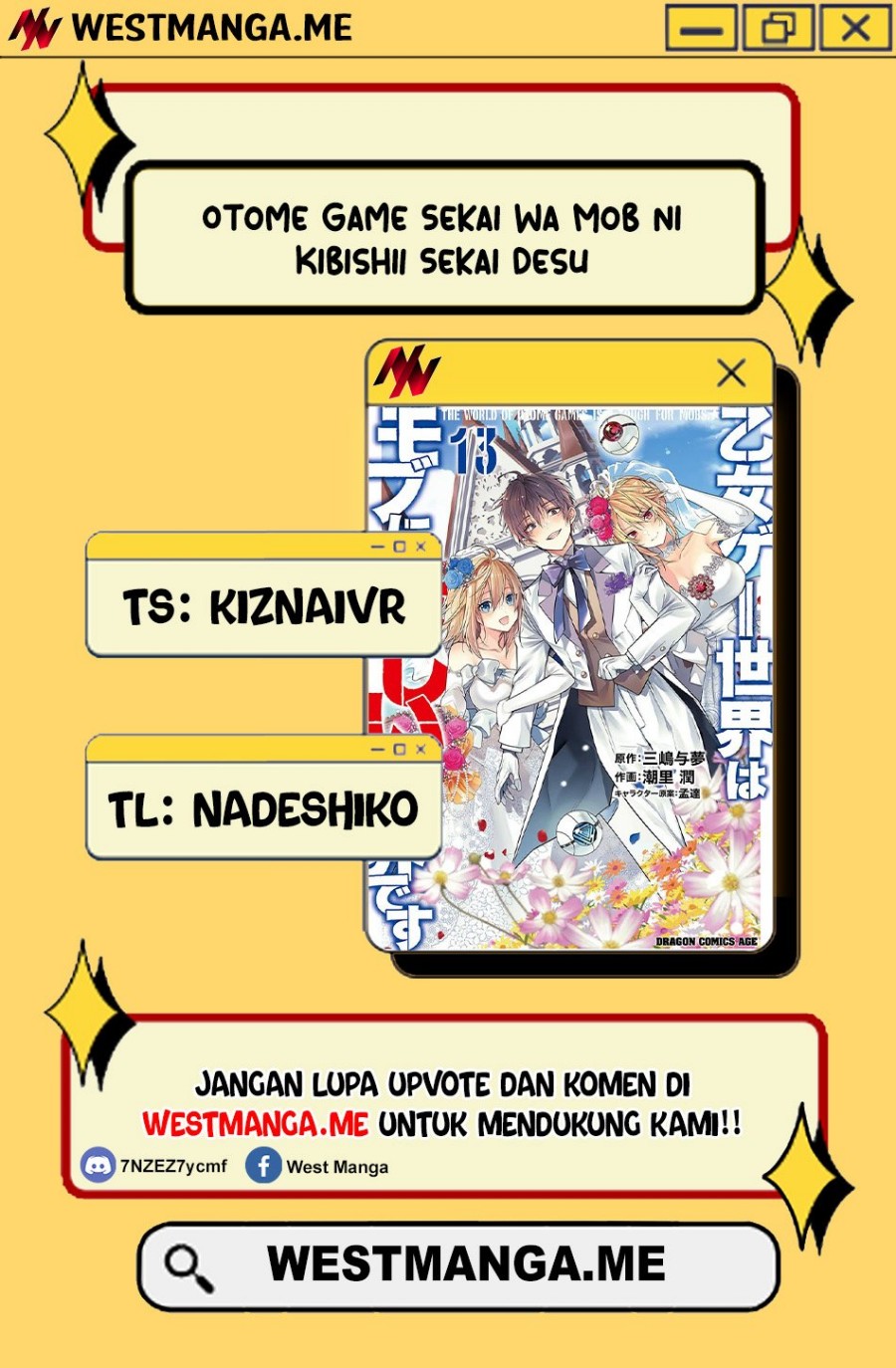 Otome Game Sekai wa Mob ni Kibishii Sekai Desu chapter 72