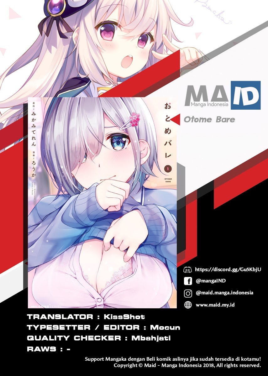 Otome Bare Chapter 03 Bahasa Indonesia