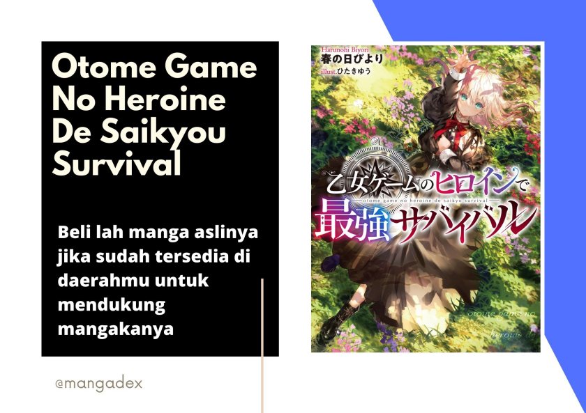 Otome Game no Heroine de Saikyou Survival Chapter 19.2 Bahasa Indonesia