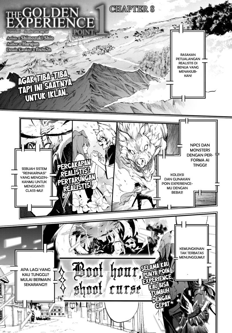 Ougon no Keikenchi Chapter 08 Bahasa Indonesia