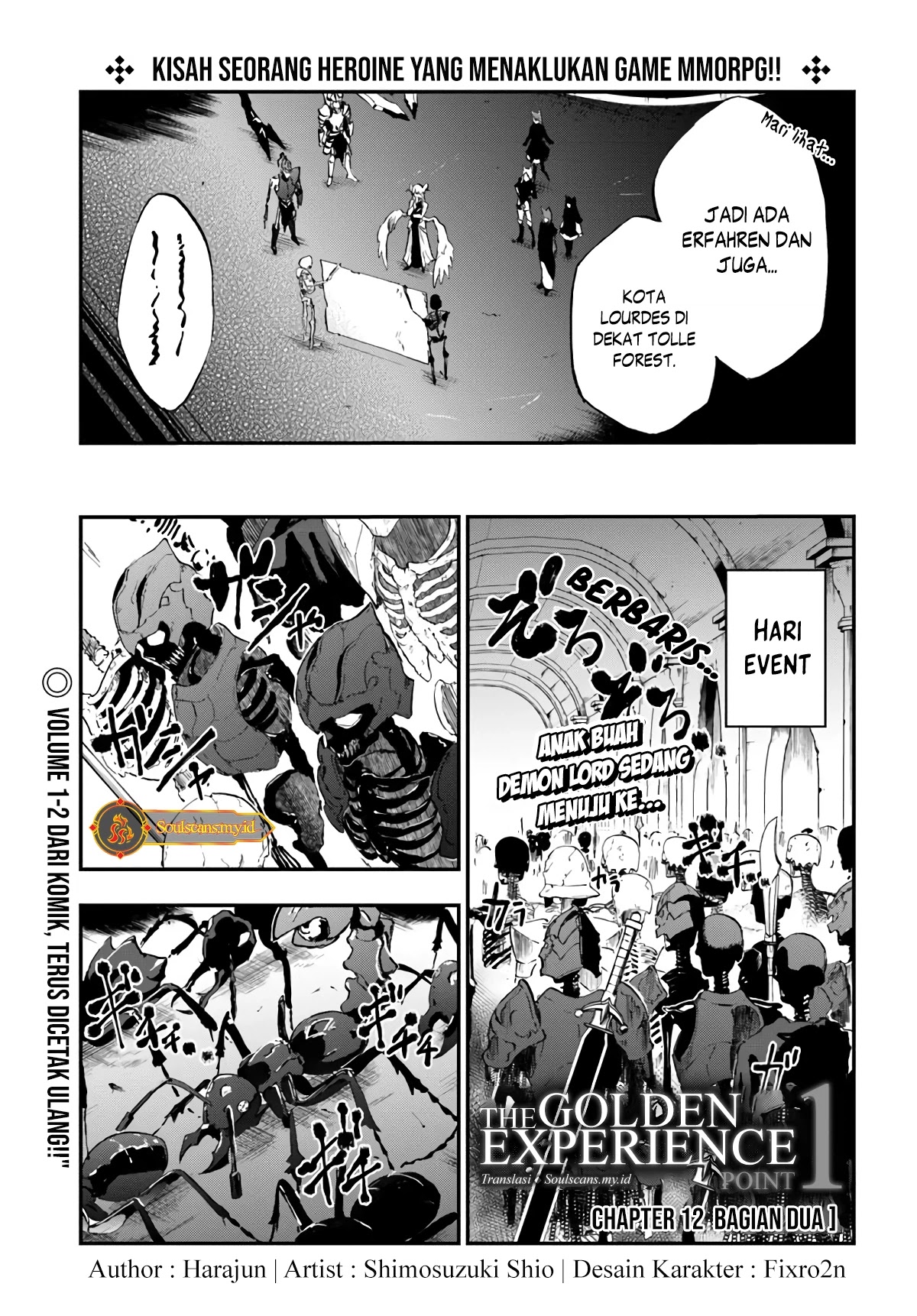 Ougon no Keikenchi Chapter 12 Bahasa Indonesia
