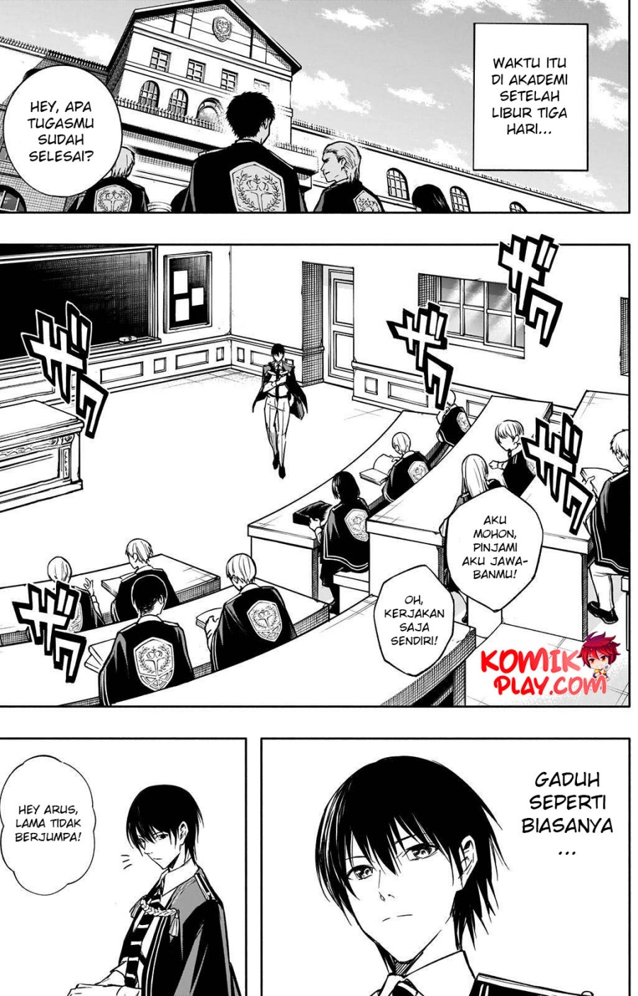Ouritsu Mahou Gakuen no Saikasei: Slum Agari no Saikyou Mahoushi, Kizoku darake no Gakuen de Musou suru chapter 31