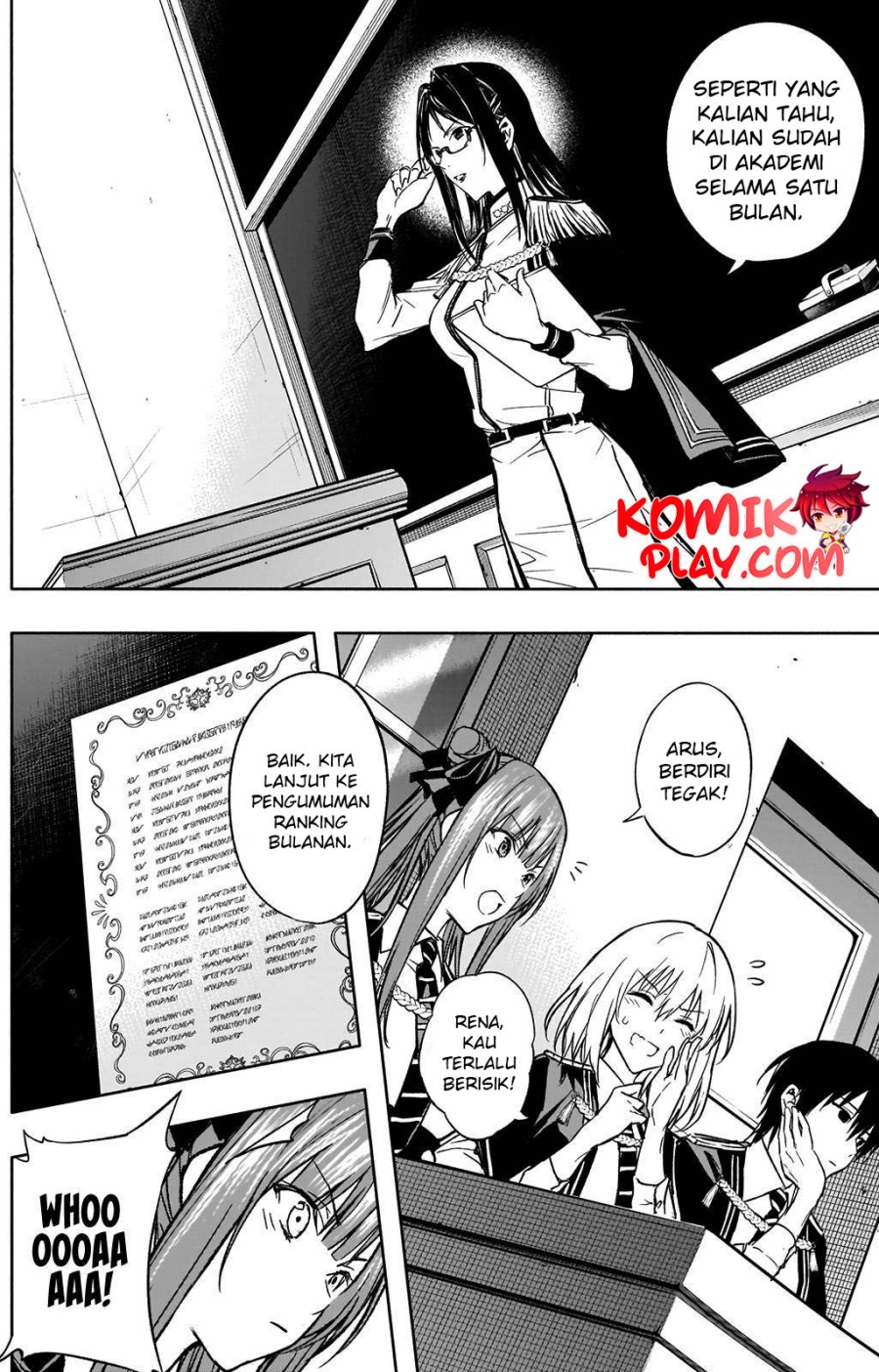 Ouritsu Mahou Gakuen no Saikasei: Slum Agari no Saikyou Mahoushi, Kizoku darake no Gakuen de Musou suru chapter 31