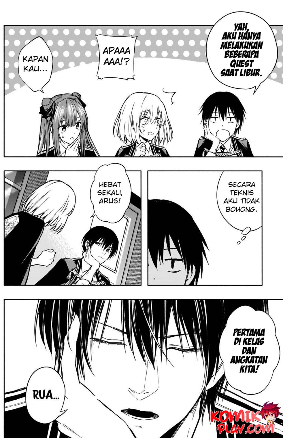Ouritsu Mahou Gakuen no Saikasei: Slum Agari no Saikyou Mahoushi, Kizoku darake no Gakuen de Musou suru chapter 31