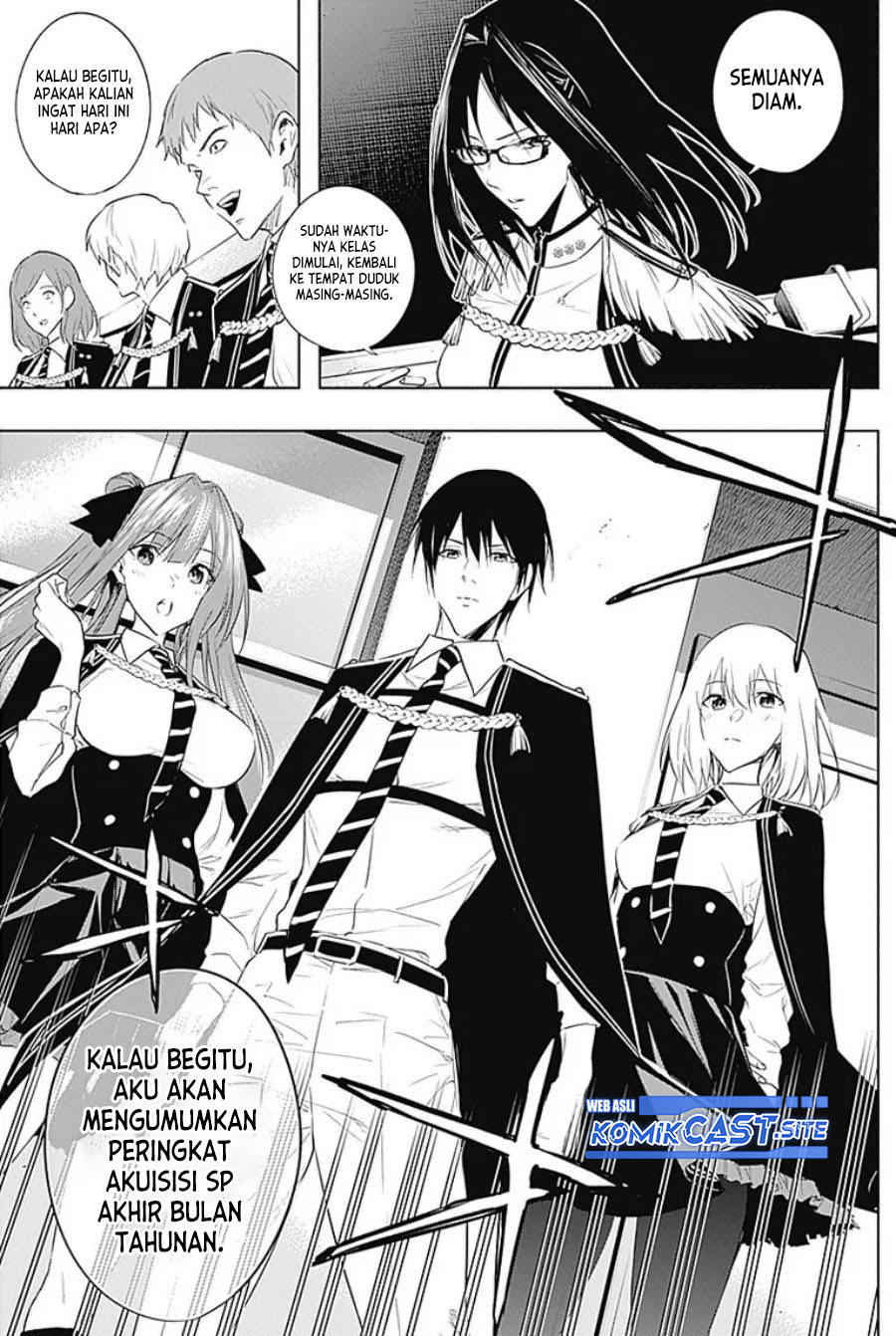 Ouritsu Mahou Gakuen no Saikasei: Slum Agari no Saikyou Mahoushi, Kizoku darake no Gakuen de Musou suru Chapter 57 Bahasa Indonesia