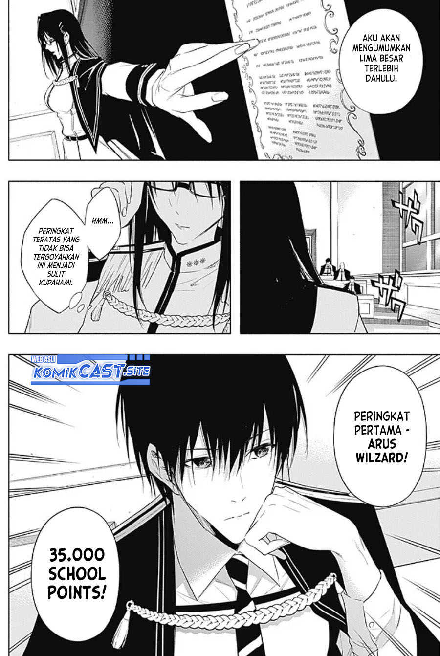 Ouritsu Mahou Gakuen no Saikasei: Slum Agari no Saikyou Mahoushi, Kizoku darake no Gakuen de Musou suru Chapter 57 Bahasa Indonesia