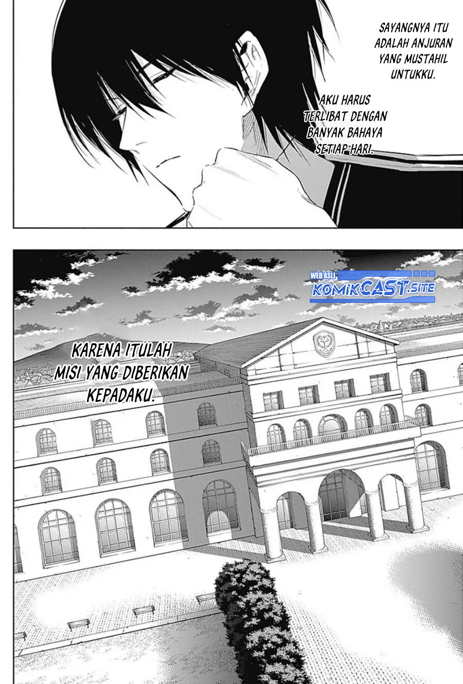 Ouritsu Mahou Gakuen no Saikasei: Slum Agari no Saikyou Mahoushi, Kizoku darake no Gakuen de Musou suru Chapter 57 Bahasa Indonesia