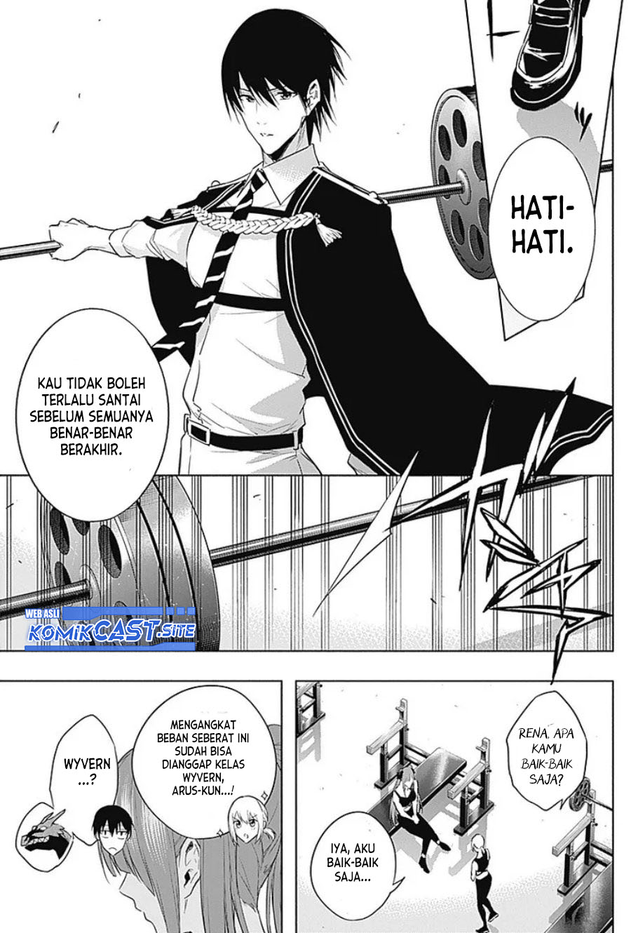 Ouritsu Mahou Gakuen no Saikasei: Slum Agari no Saikyou Mahoushi, Kizoku darake no Gakuen de Musou suru Chapter 57 Bahasa Indonesia