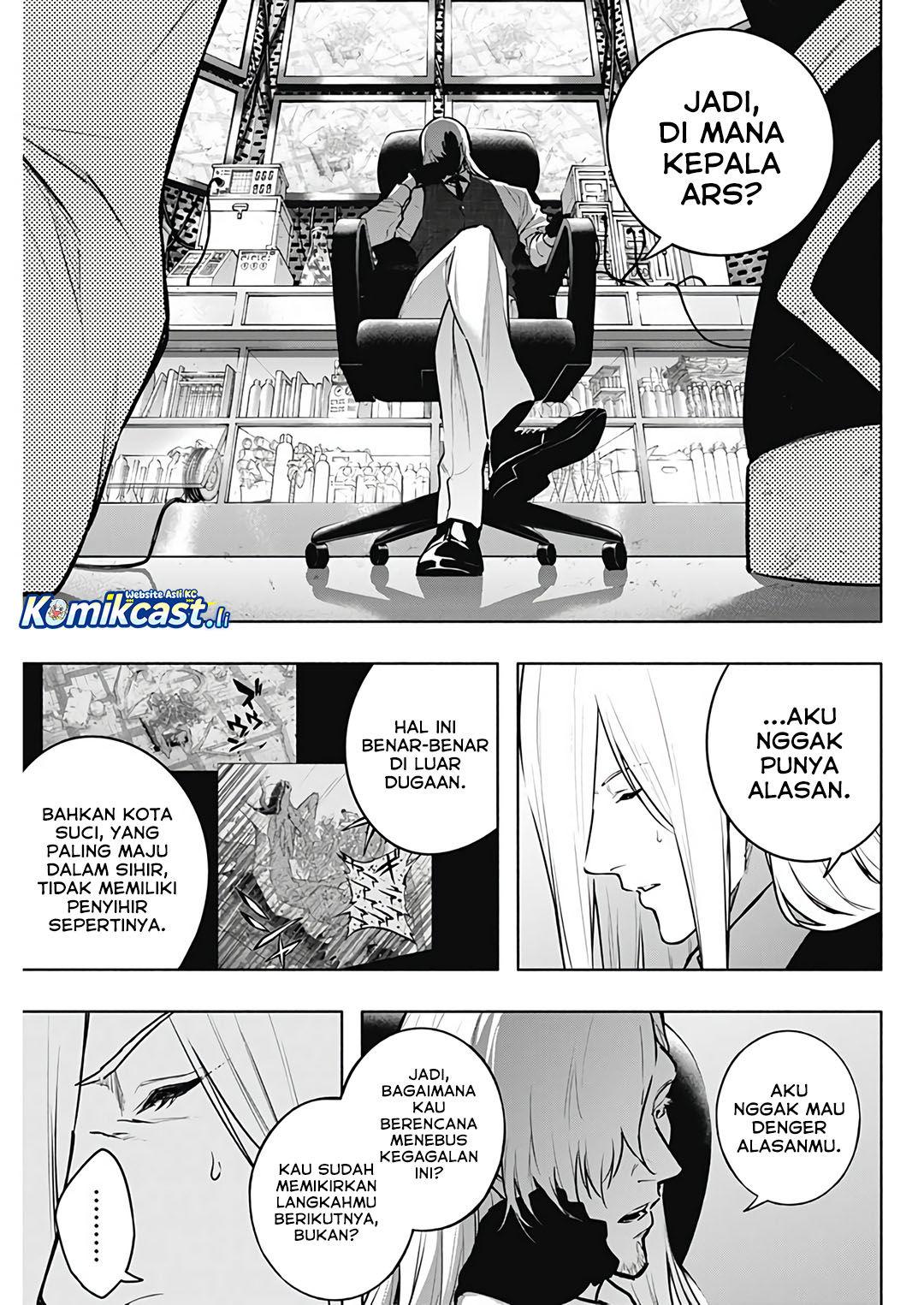 Ouritsu Mahou Gakuen no Saikasei: Slum Agari no Saikyou Mahoushi, Kizoku darake no Gakuen de Musou suru Chapter 130 Bahasa Indonesia
