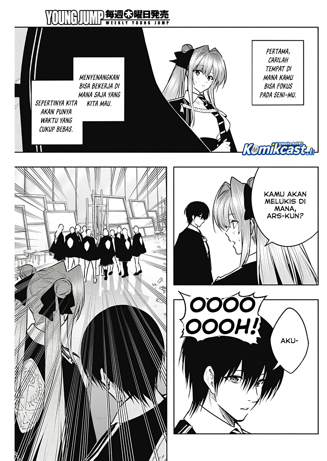 Ouritsu Mahou Gakuen no Saikasei: Slum Agari no Saikyou Mahoushi, Kizoku darake no Gakuen de Musou suru chapter 131