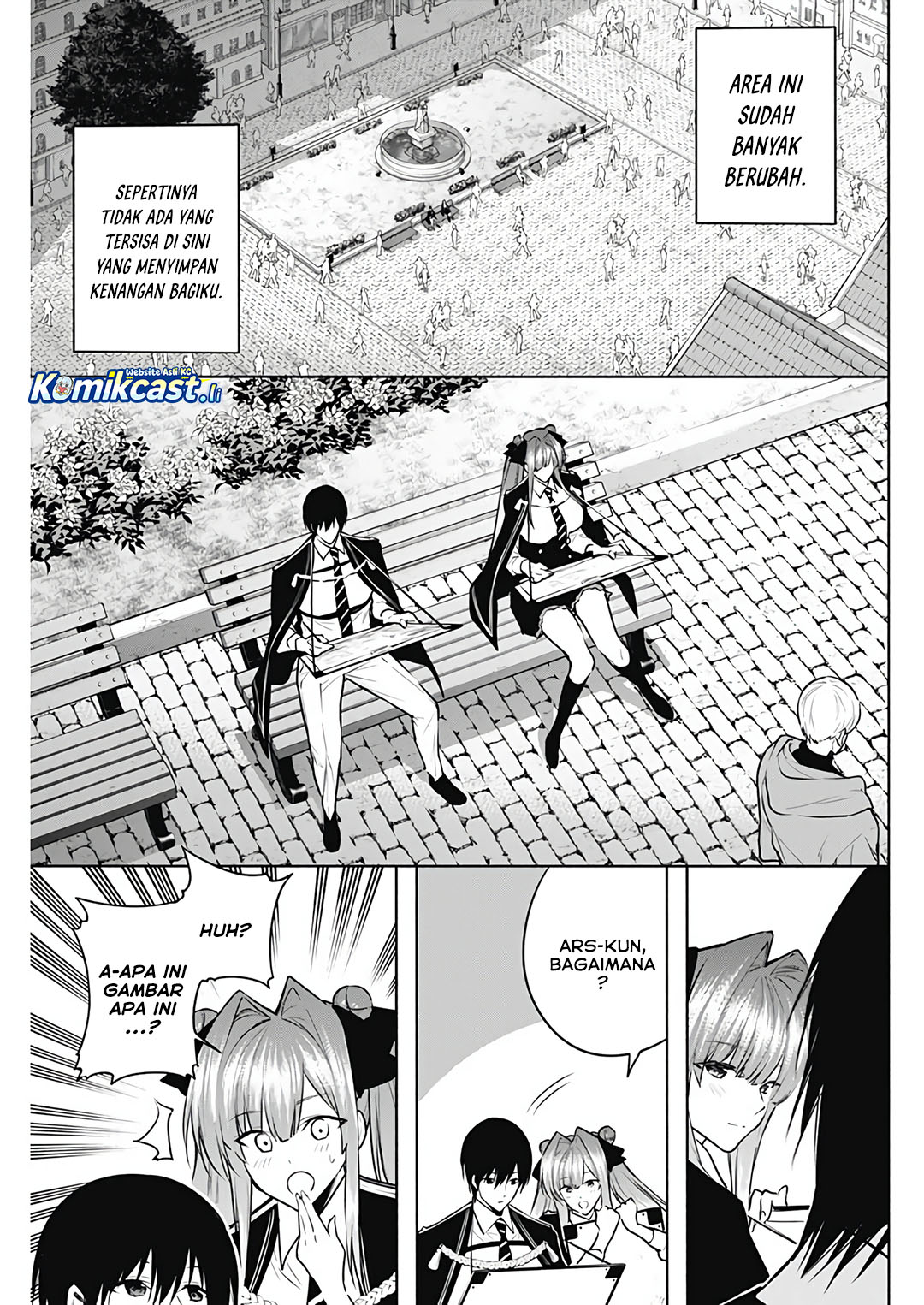Ouritsu Mahou Gakuen no Saikasei: Slum Agari no Saikyou Mahoushi, Kizoku darake no Gakuen de Musou suru Chapter 132 Bahasa Indonesia