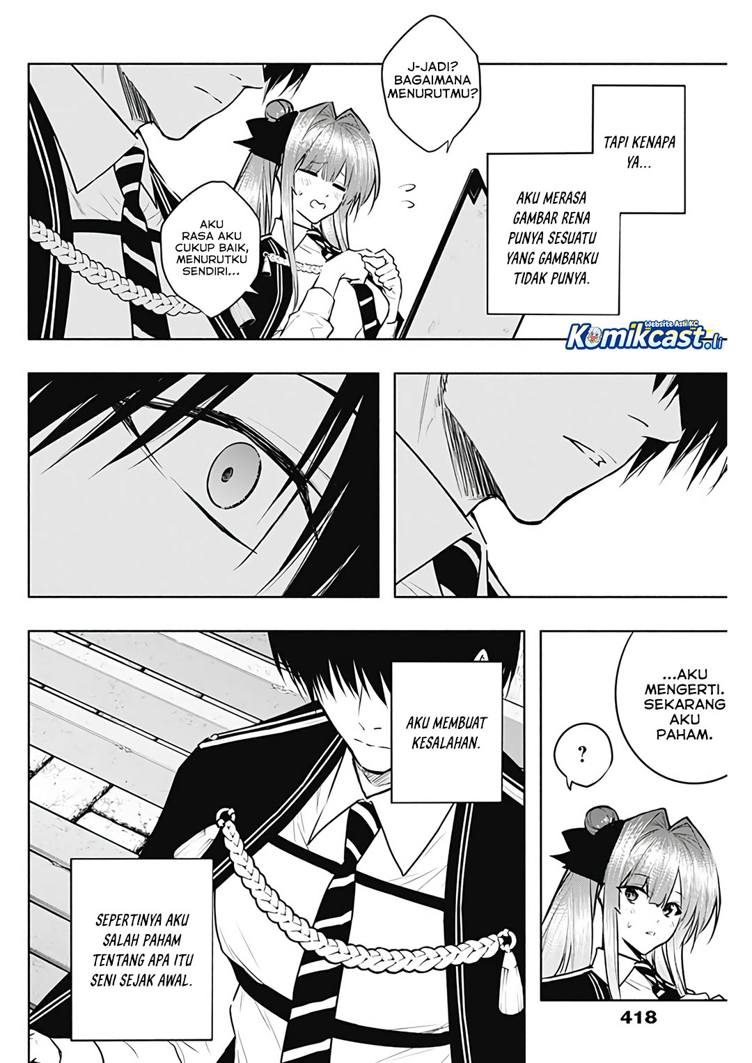 Ouritsu Mahou Gakuen no Saikasei: Slum Agari no Saikyou Mahoushi, Kizoku darake no Gakuen de Musou suru Chapter 132 Bahasa Indonesia