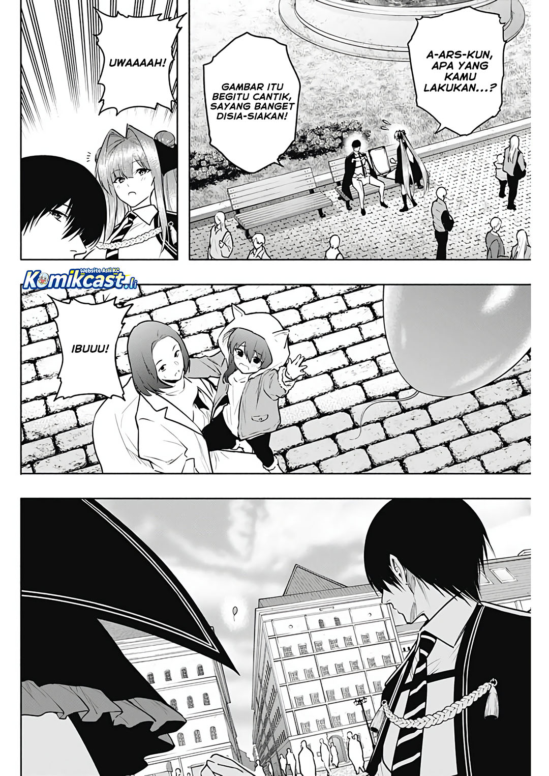 Ouritsu Mahou Gakuen no Saikasei: Slum Agari no Saikyou Mahoushi, Kizoku darake no Gakuen de Musou suru Chapter 132 Bahasa Indonesia