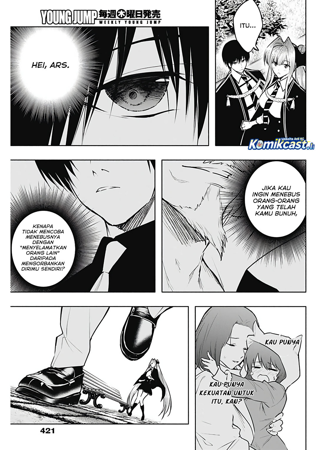 Ouritsu Mahou Gakuen no Saikasei: Slum Agari no Saikyou Mahoushi, Kizoku darake no Gakuen de Musou suru Chapter 132 Bahasa Indonesia