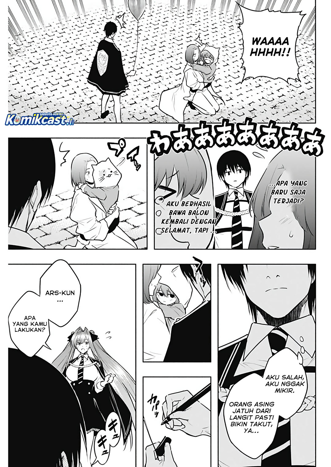 Ouritsu Mahou Gakuen no Saikasei: Slum Agari no Saikyou Mahoushi, Kizoku darake no Gakuen de Musou suru Chapter 132 Bahasa Indonesia