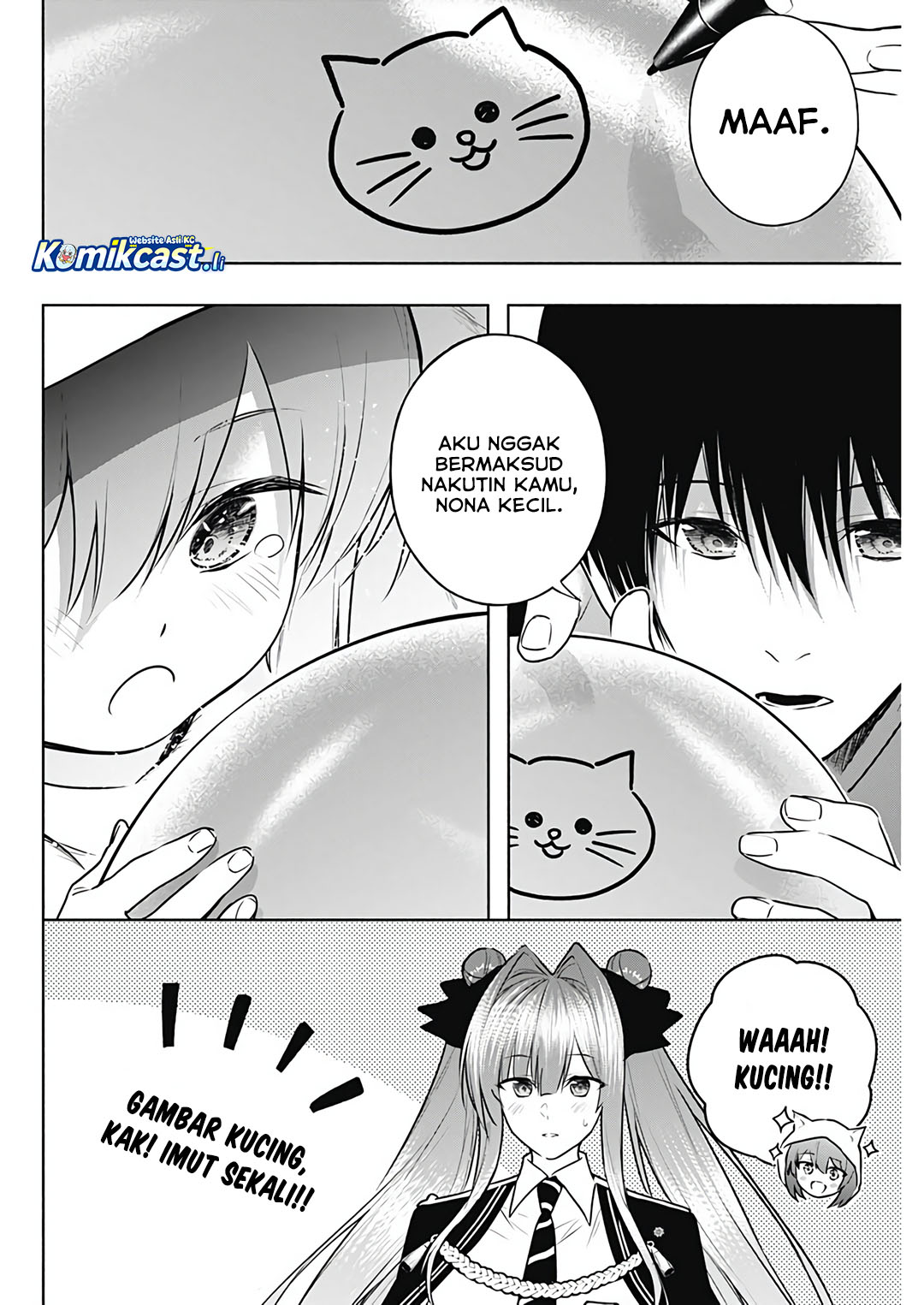 Ouritsu Mahou Gakuen no Saikasei: Slum Agari no Saikyou Mahoushi, Kizoku darake no Gakuen de Musou suru Chapter 132 Bahasa Indonesia