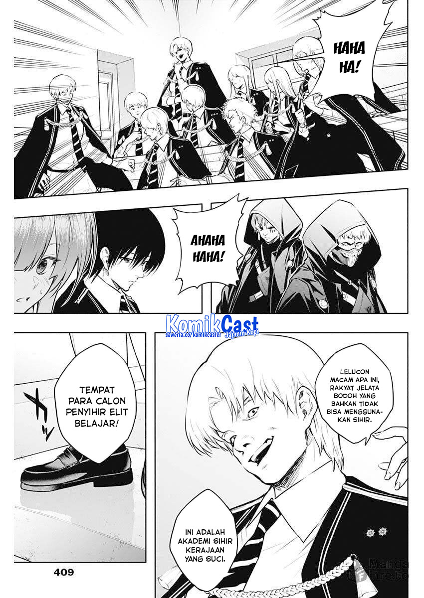 Ouritsu Mahou Gakuen no Saikasei: Slum Agari no Saikyou Mahoushi, Kizoku darake no Gakuen de Musou suru Chapter 145 Bahasa Indonesia