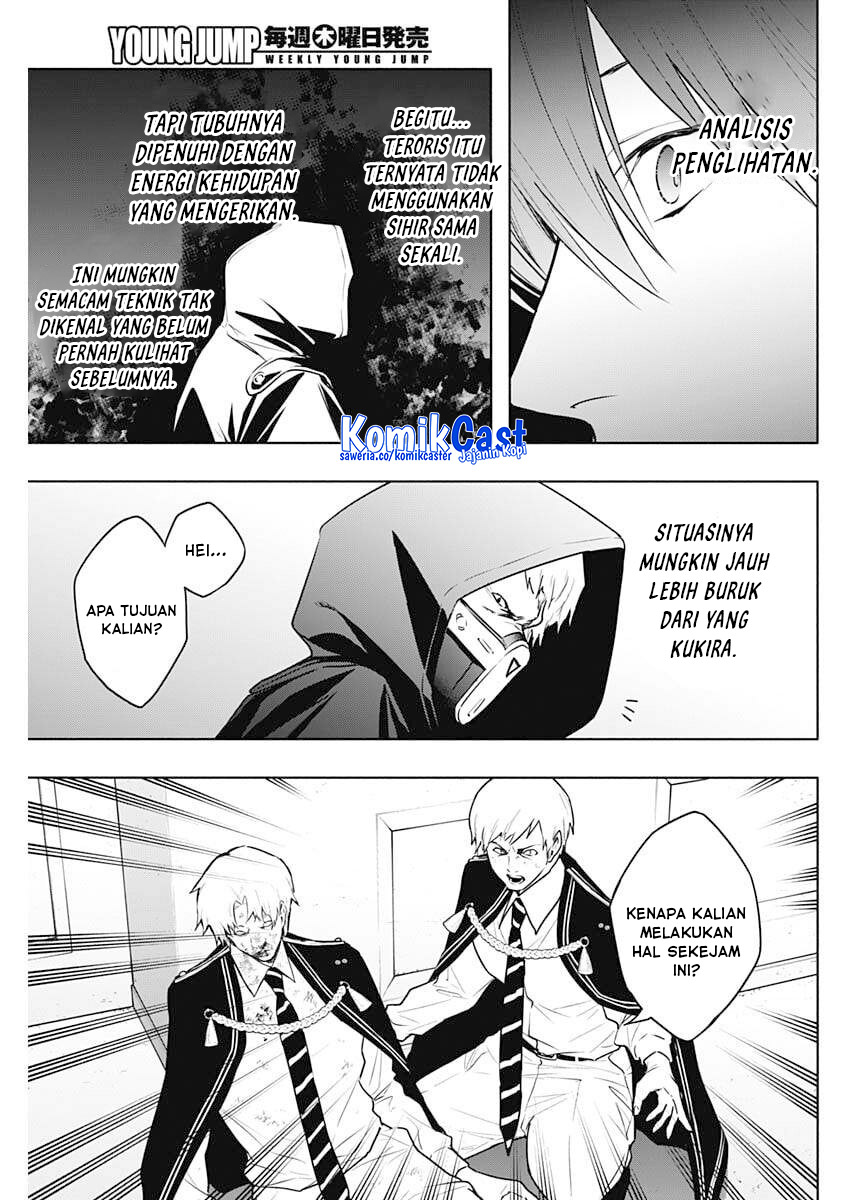 Ouritsu Mahou Gakuen no Saikasei: Slum Agari no Saikyou Mahoushi, Kizoku darake no Gakuen de Musou suru Chapter 145 Bahasa Indonesia