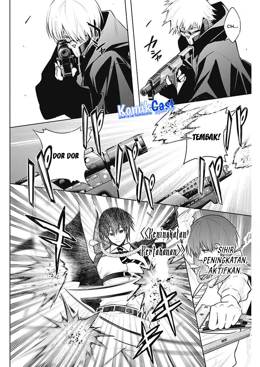 Ouritsu Mahou Gakuen no Saikasei: Slum Agari no Saikyou Mahoushi, Kizoku darake no Gakuen de Musou suru Chapter 145 Bahasa Indonesia