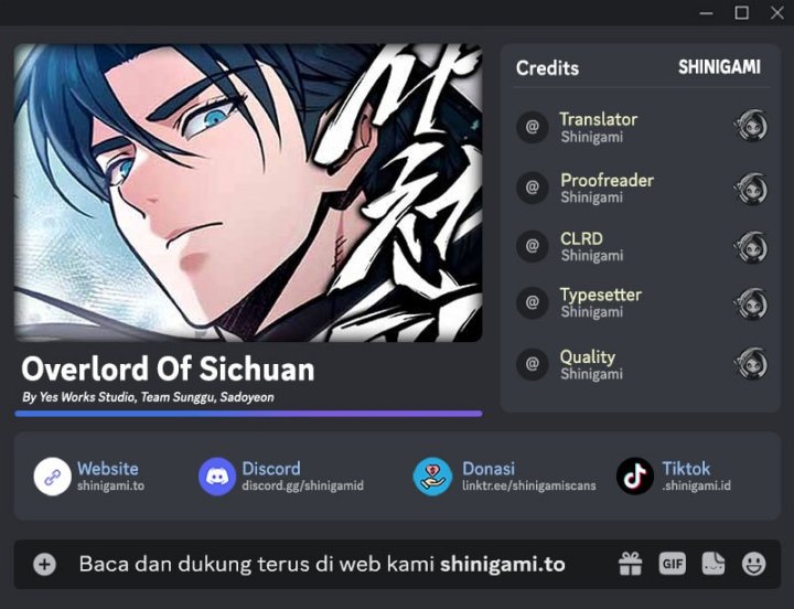 Overlord Of Sichuan chapter 1