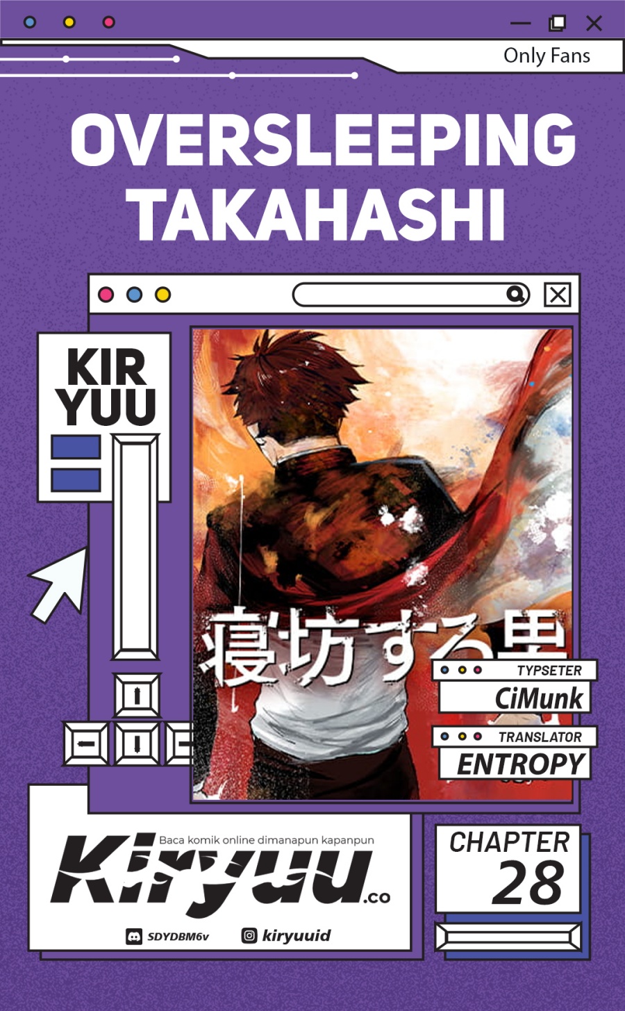 Oversleeping Takahashi Chapter 28 Bahasa Indonesia