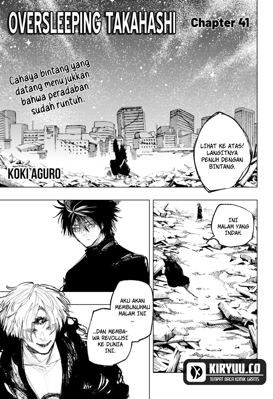 Oversleeping Takahashi Chapter 41 Bahasa Indonesia