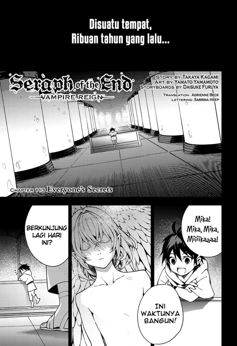 Owari no Seraph Chapter 113 Bahasa Indonesia