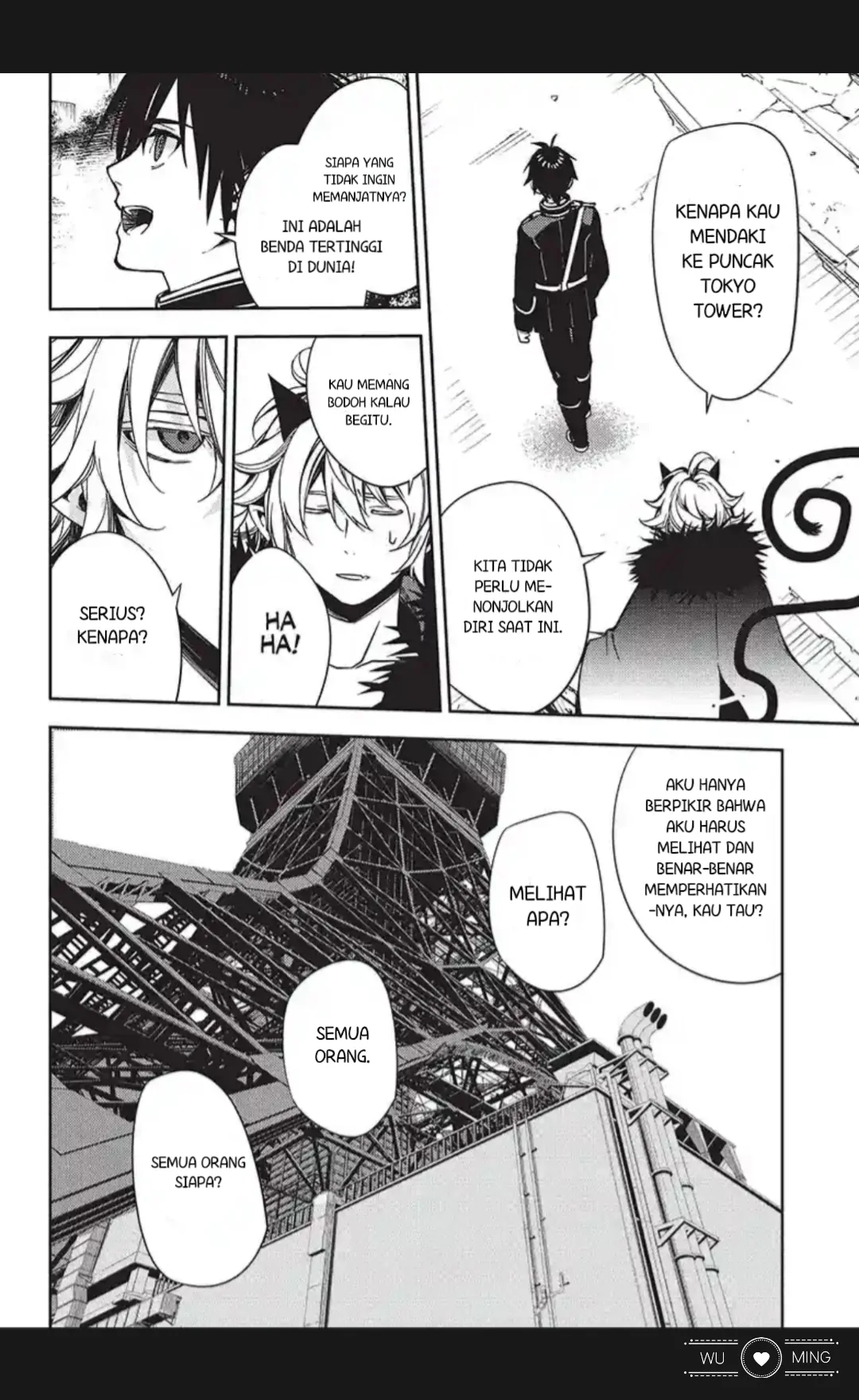 Owari no Seraph Chapter 119 Bahasa Indonesia