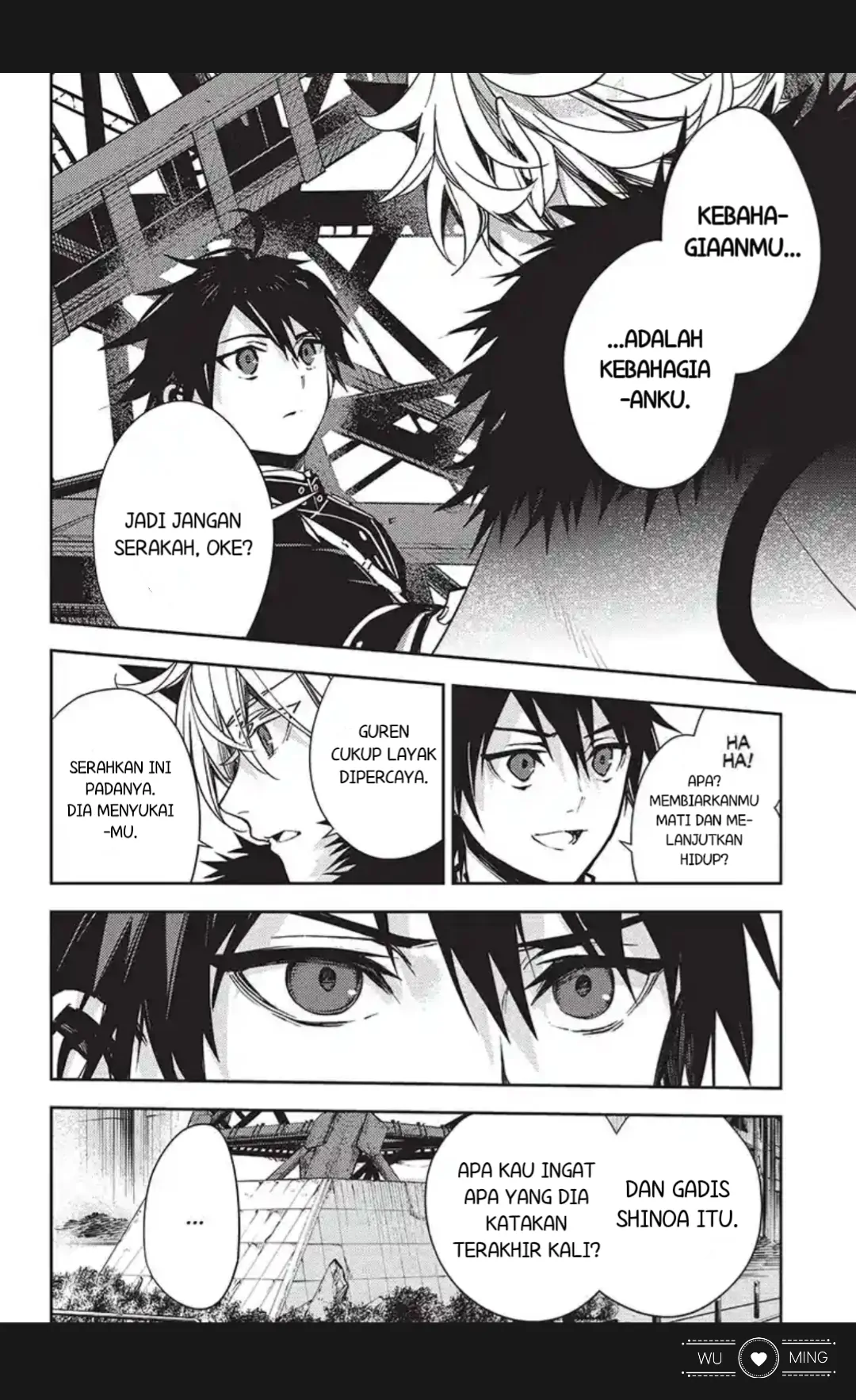 Owari no Seraph Chapter 119 Bahasa Indonesia