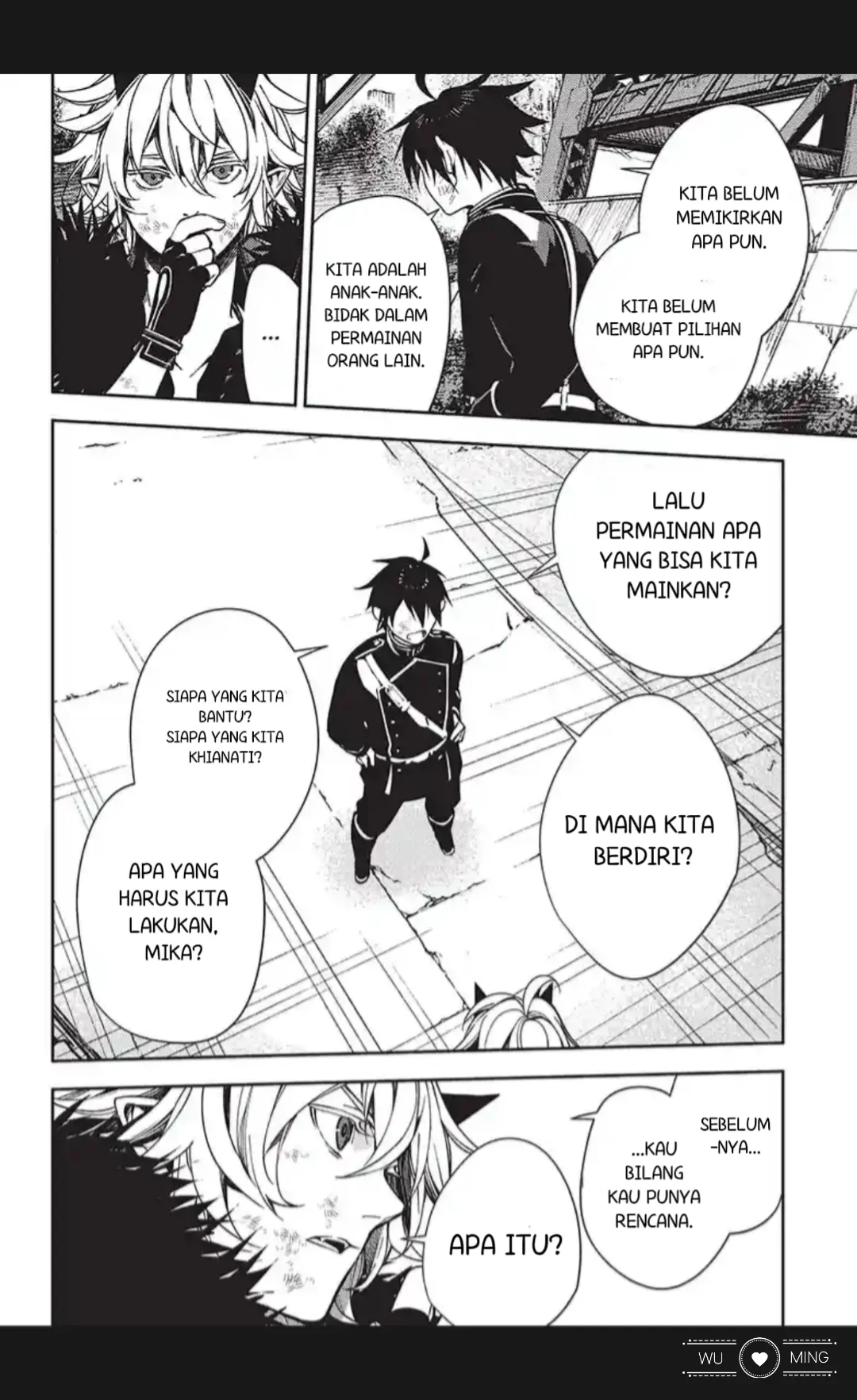 Owari no Seraph Chapter 119 Bahasa Indonesia
