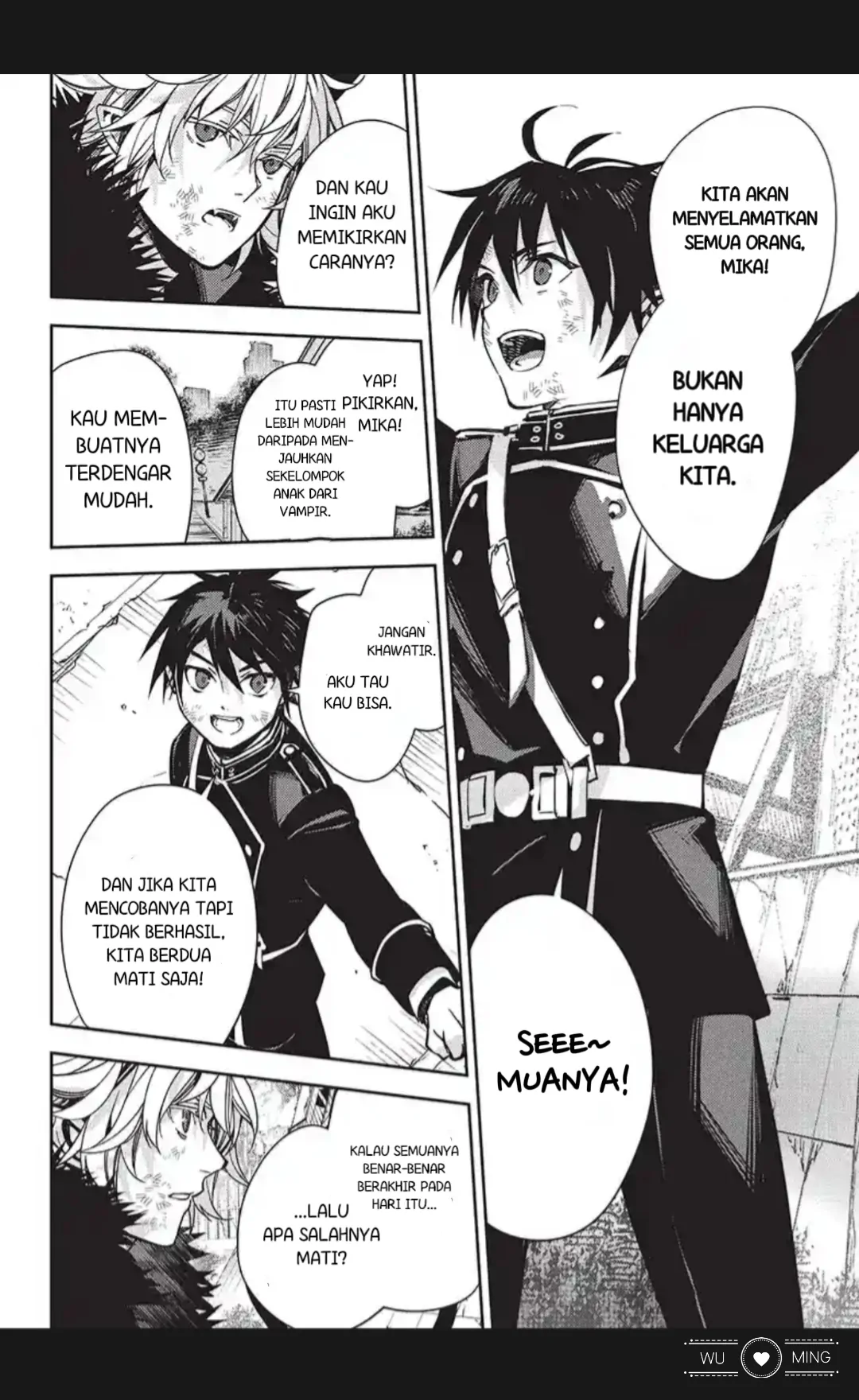 Owari no Seraph Chapter 119 Bahasa Indonesia
