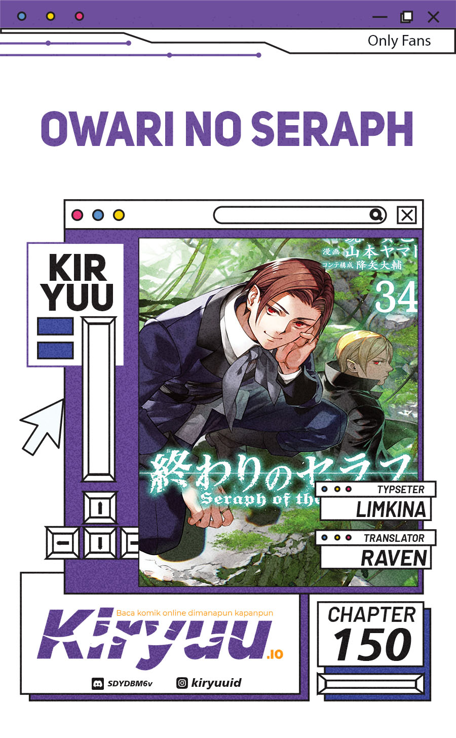 Owari no Seraph chapter 150