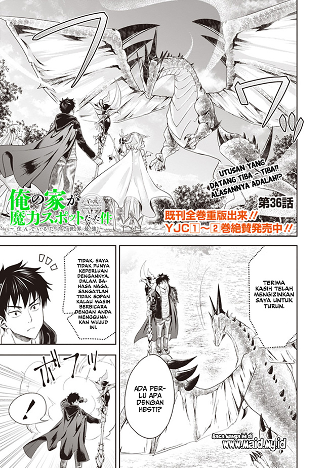 Ore no Ie ga Maryoku Spot datta Ken – Sundeiru dake de Sekai Saikyou chapter 36