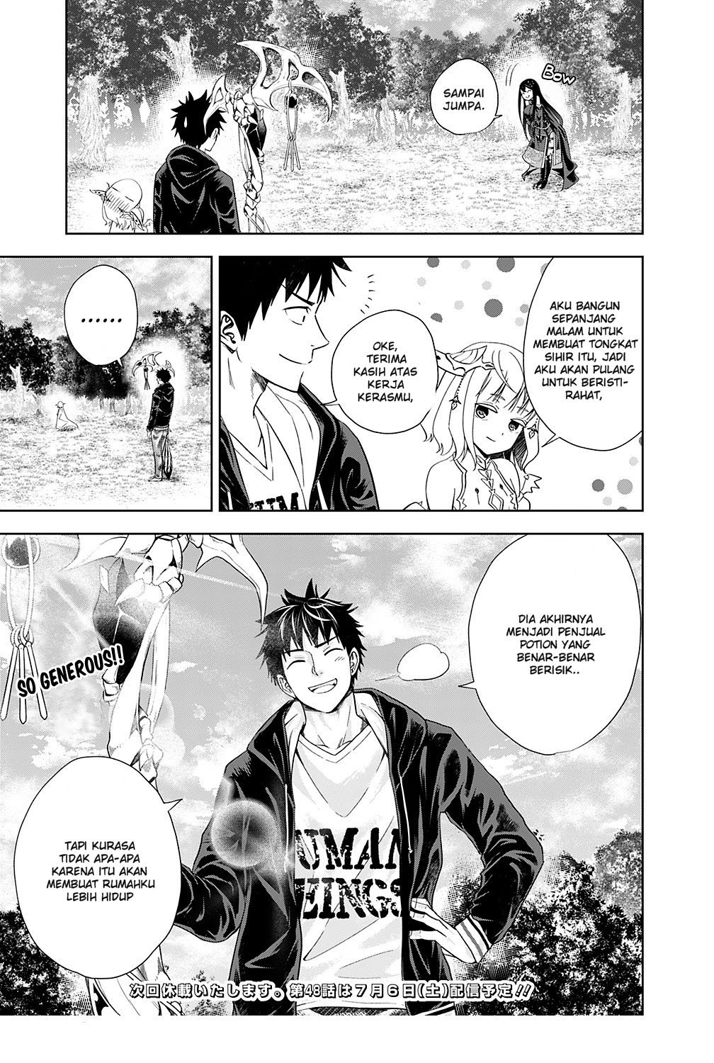 Ore no Ie ga Maryoku Spot datta Ken – Sundeiru dake de Sekai Saikyou chapter 47