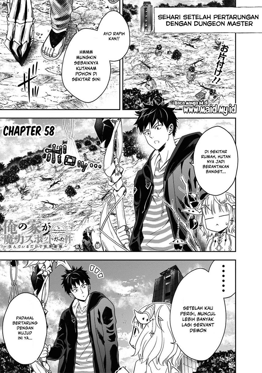 Ore no Ie ga Maryoku Spot datta Ken – Sundeiru dake de Sekai Saikyou Chapter 58 Bahasa Indonesia